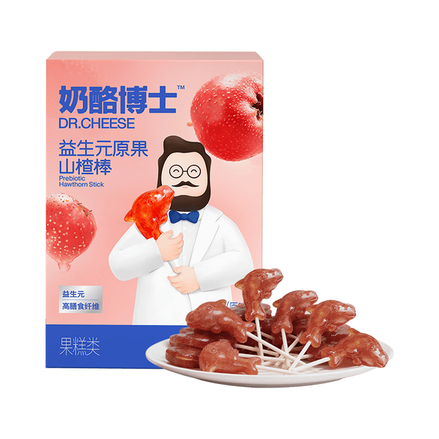 奶酪博士 益生元原果山楂棒 原味 24g 宝宝零食
