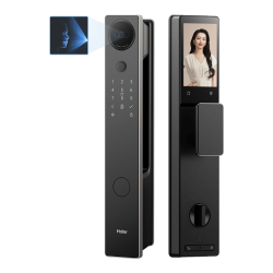 海尔 智能门锁 P350Pro 人脸识别版 猫眼大屏指纹锁密码锁
