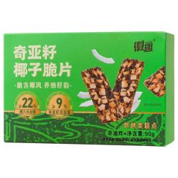 徽趣 奇亚籽椰子脆片 90g