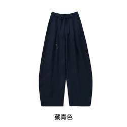MISSWISS 莱赛尔亚麻弯刀裤