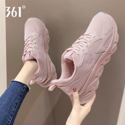 361° 361秋季男鞋2024运动鞋网面透气休闲鞋轻便减震薄款跑步鞋子男女
