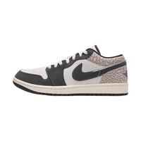 NIKE/耐克 Air Jordan 1 爆裂纹黑白灰休闲运动鞋