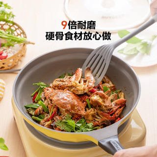 北鼎 月瓷系列小奶锅 18cm 不粘陶瓷辅食锅