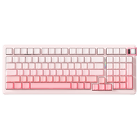 KZZI/珂芝 K98V2 三模无线机械键盘 98键 雾桃渐变 轻羽轴V2