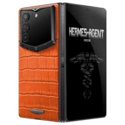 VERTU ALPHAFOLD 16GB+1TB 丹凤橙鳄鱼皮 5G手机