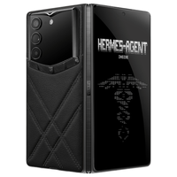 VERTU ALPHAFOLD 智能体AGENT大折叠AI手机 黑色绗线小牛皮 16GB 1TB
