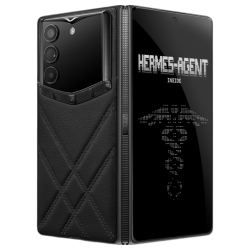 VERTU ALPHAFOLD 16GB+1TB 黑色绗线小牛皮 5G手机