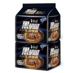 康师傅 黑胡椒牛排味面 10包
