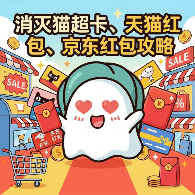 今日必买：临期速清！天猫红包、京东红包、超市卡消灭全攻略，刚需小件一键消耗不浪费~