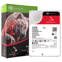 希捷 酷狼Pro ST16000NT001 CMR垂直磁记录 16TB SATA机械硬盘+保护盒