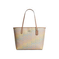 COACH/蔻驰 City33彩虹印花托特包 女士手提包