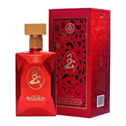 五粮液 股份 中秋礼品 玉酒中国红 浓香型纯粮白酒50度520ml*6瓶整箱装