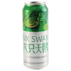 六只天鹅 精酿拉格啤酒 500ml*24瓶