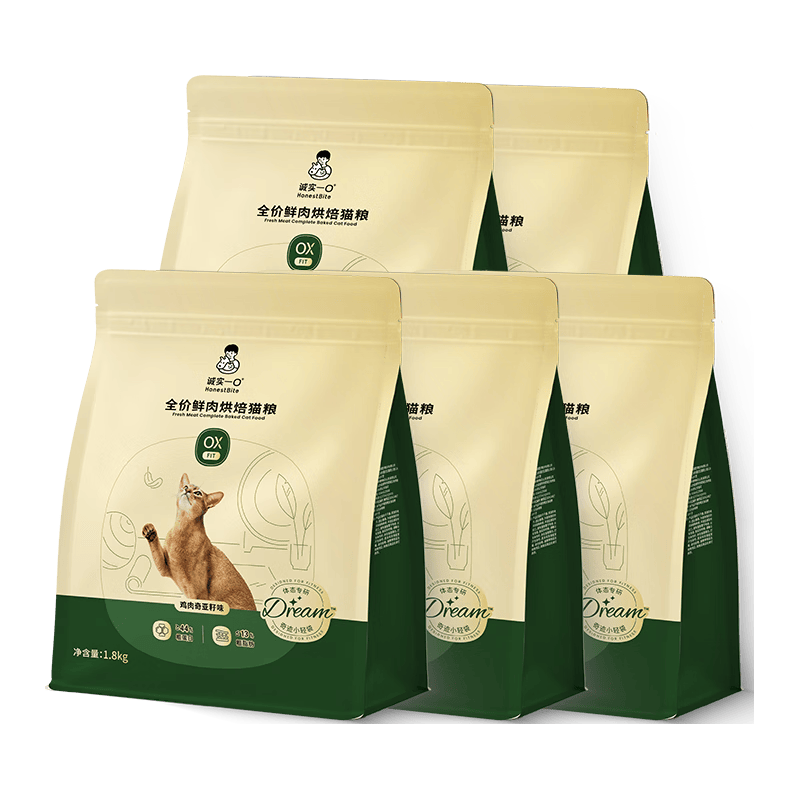 HONESTBITE/诚实一口 OX-FIT全价鲜肉烘焙猫粮 成猫体重管理 9kg