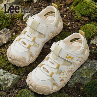 LEE KIDS 儿童包头凉鞋 米色 32码