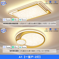 OPPLE/欧普照明 TC-悦然PRO金 B1 吸顶灯 一室户2灯套装