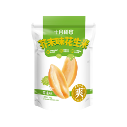 十月稻田 芥末味花生米 240g 坚果炒货