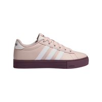 adidas 阿迪达斯 DAILY 4.0 复古休闲板鞋 浅粉/亮白/暗紫 38