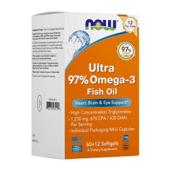 诺奥 小知己鱼油Ultra 97%深海rTG结构omega3高纯度DPA小颗粒软胶囊72粒