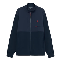 NAUTICA/诺帝卡 KM4122 拼接透气休闲夹克 深空蓝 L