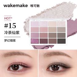 WAKEMAKE 16色眼影盘大地色日常淡妆多色卧蚕盘