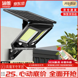 颖朗 太阳能庭院照明灯 户外感应灯 超亮大功率防水