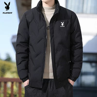 PLAYBOY 轻薄羽绒服男短款2025新款冬季加厚保暖立领男士鸭绒外套