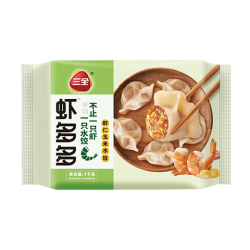 三全 Sanquan 三全 国产虾仁玉米水饺 1kg 50只
