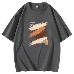 JEANSWEST OUTDOOR 男士圆领短袖T恤 灰色 M