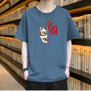 JEANSWEST OUTDOOR 真维斯户外运动男士短袖T恤 蓝色 L
