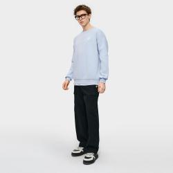 FILA 男装FUSION系列男式休闲裤男士时尚宽松舒适百搭梭织长裤