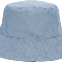 ARMANI EXCHANGE 【满印徽标】遮阳渔夫帽透气水桶帽海边沙滩时尚针织渔夫帽男式