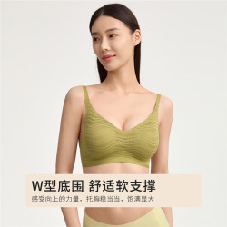 都市丽人 女士蕾丝无痕裸感文胸   （任选2件）