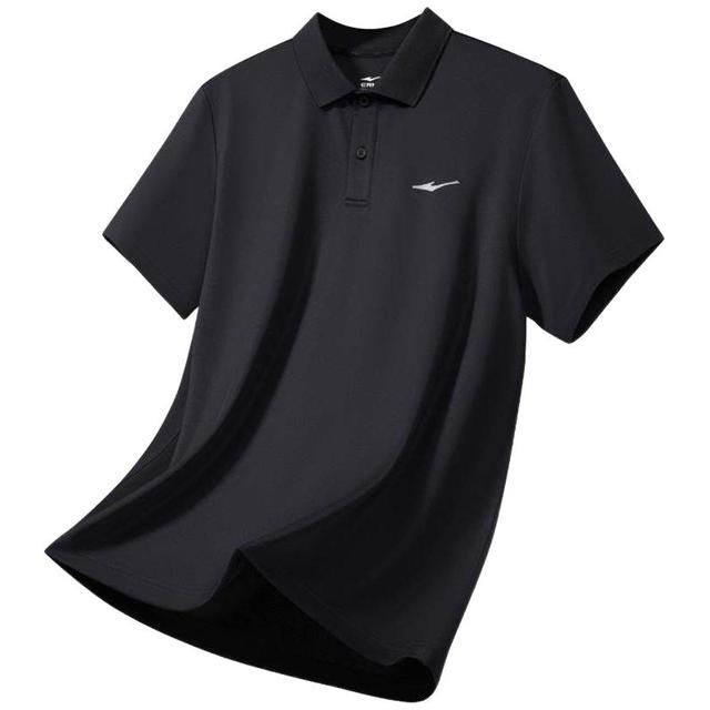 鸿星尔克 polo衫男2024夏季男士冰丝速干衣短袖t恤运动服男装