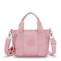 kipling 女款25秋冬大容量旅行包斜挎包托特包|JAYLA MINI-磨砂闪果粉