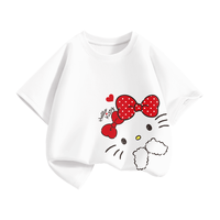 Hello Kitty 凯蒂猫女童纯棉短袖T恤