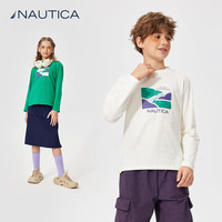NAUTICA/诺帝卡 男童女童圆领长袖速干T恤