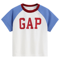 Gap 纯棉Logo印花 插肩袖短袖T恤 儿童装