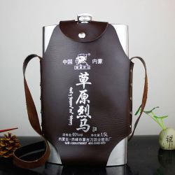 草原烈马 闷倒驴 60%vol 清香型白酒 1.5L不锈钢壶