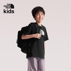 北面 8CZ8 JK3 纯棉透气 宇宙黑 140cm 儿童短袖T恤