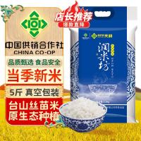 新天润 润米坊  小丝苗米 当季新米 大米籼米 5kg 十斤 正宗台山丝苗米 5斤