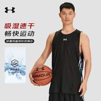 安德玛 24500111-001 透气速干 男子运动背心