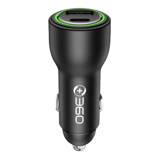 360 HC-69S 66W+PD36W双路快充 一拖二车载充电器套装
