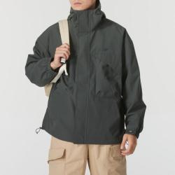 new balance 男装上衣休闲舒适时尚潮流梭织连帽夹克户外跑步健身训练运动外套