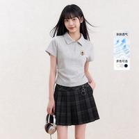 SPAO 收腰显瘦 女士短袖POLO衫 W
