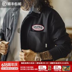 马登 章仔撞色工装衬衫长袖TH2401474