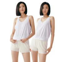 三枪 纯棉薄款 特白 L 2件装 女士背心
