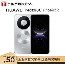 华为 Mate 80 Pro Max  手机  极地银 512GB 16GB