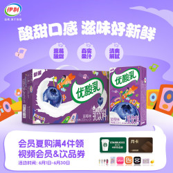 伊利 优酸乳 乳饮料 蓝莓味 250ml*24盒