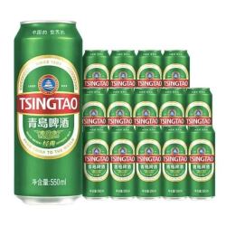 青岛啤酒 超值加量 经典青啤550mL*15罐 赠福禧500ml*4罐